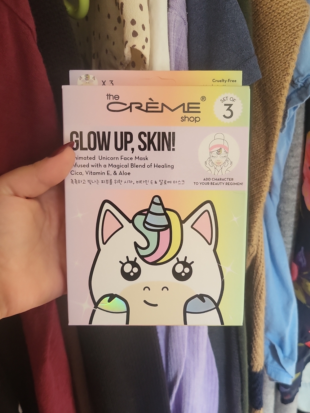 The Creme Shop Glow Up, Skin! Unicorn Face Mask -